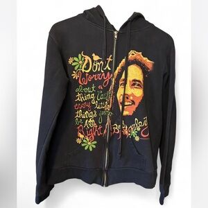 Bob Marley “Every Little Things Going to be Alright” Black Hoodie